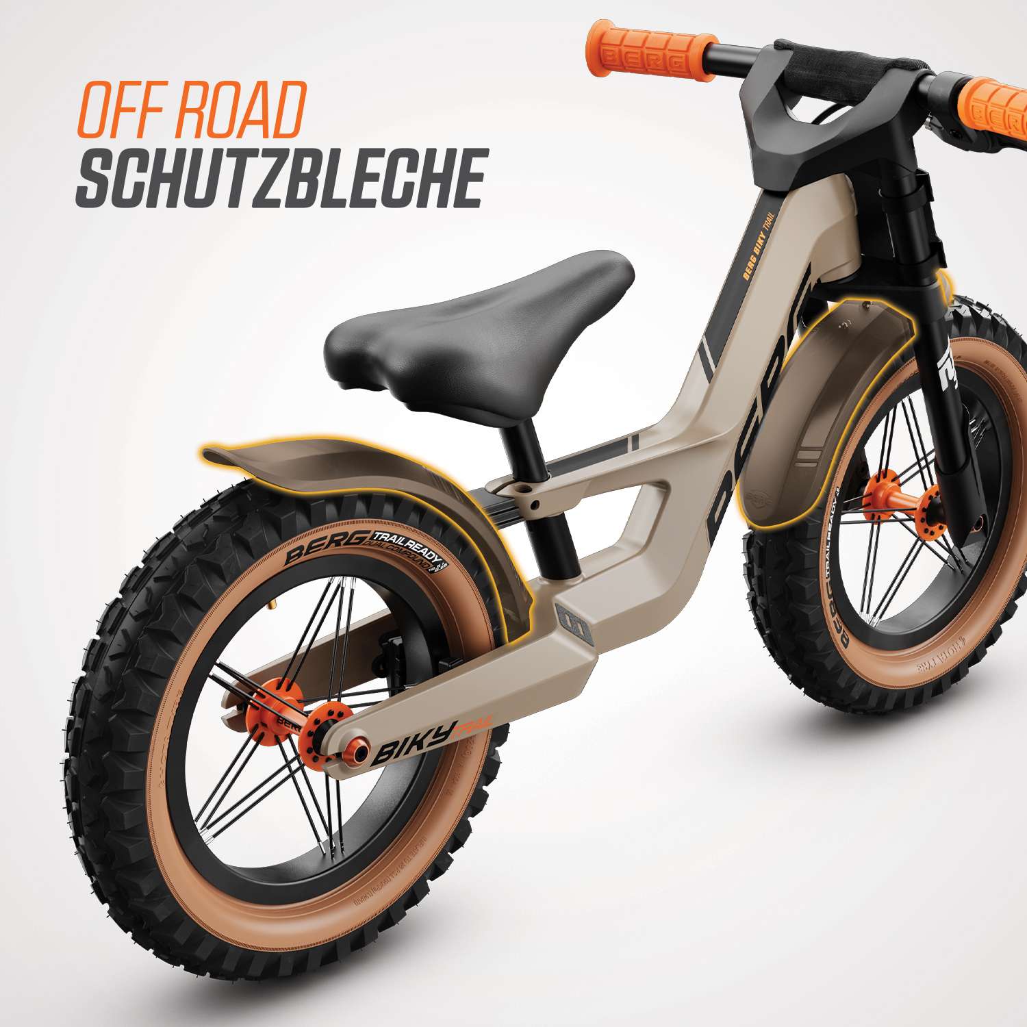 BERG Laufrad Biky Trail sand inkl. Handbremse BERG Laufrad Biky Trail sand inkl. Handbremse